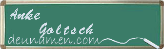 Anke Goltsch Visitenkarte
